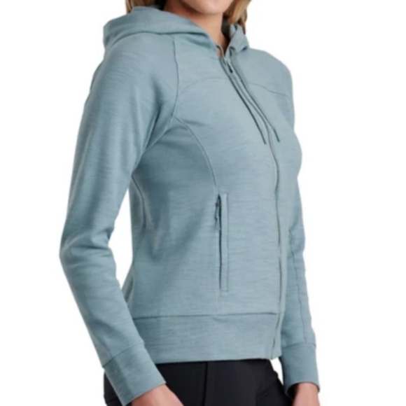 Kuhl Lola Full Zip Women’s  Hoodie Jacket In Eucalyptus Size S - Picture 2 of 13